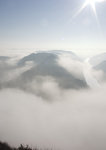 Saarschleife im Nebel